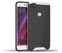 Купить - чехол для смартфона  Накладка iPaky Carbon TPU + Bumper для Xiaomi Redmi Note 5a Prime Silver