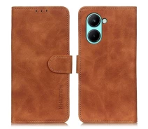 Купить - чехол для смартфона  Чехол-книжка KHAZNEH Retro Wallet для Realme C33 - Brown