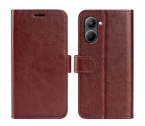 Купить - чехол для смартфона  Чехол-книжка Deexe Wallet Style для Realme C33 - Brown