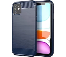 Купить - чехол для смартфона  Чехол Fiji Polished Carbon для Apple Iphone 11 противоударный бампер синий