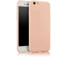 Купить - чехол для смартфона  Чехол LUX для Apple Iphone 6 / 6S силикон soft touch бампер светло-розовый