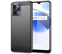 Купить - чехол для смартфона  Чехол Fiji Polished Carbon для Realme C35 противоударный бампер черный