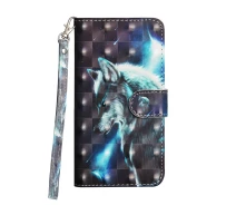 Купить - чехол для смартфона  Чехол-книжка Color Book для Samsung A605 Galaxy A6 Plus 2018 Волк