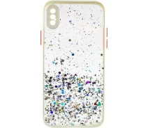 Купить - чехол для смартфона  TPU чехол Spangle star с защитой камеры для iPhone XS (5.8") (Белый) (100088482)