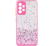 Купить - чехол для смартфона  TPU чехол Spangle star с защитой камеры для Samsung Galaxy A52s (Розовый) (100091199)
