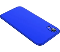 Купить - чехол для смартфона  Пластиковая накладка GKK LikGus 360 градусов (opp) для Apple iPhone XR (6.1") (Синий) (896057)