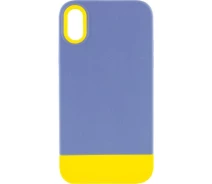 Купить - чехол для смартфона  Чехол TPU+PC Bichromatic для iPhone X (5.8") (Blue / Yellow) (1366828)