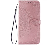 Купить - чехол для смартфона  Кожаный чехол (книжка) Art Case с визитницей для Xiaomi Redmi Note 9 (Розовый) (905868)