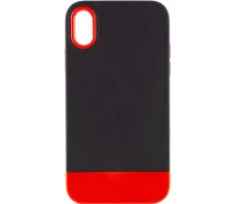 Купить - чехол для смартфона  Чехол TPU+PC Bichromatic для iPhone X (5.8") (Black / Red) (1366825)