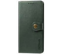 Купить - чехол для смартфона  Кожаный чехол книжка GETMAN Gallant (PU) для Xiaomi Redmi 9 (Зеленый) (914036)
