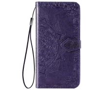Купить - чехол для смартфона  Кожаный чехол (книжка) Art Case с визитницей для Xiaomi Redmi Note 10 Pro (Фиолетовый) (1126057)