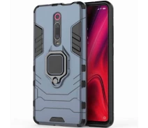 Купить - чехол для смартфона  Ударопрочный чехол Transformer Ring for Magnet для Xiaomi Mi 9T (Серый / Metal slate) (100004152)