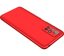 Купить - чехол для смартфона  Пластиковая накладка GKK LikGus 360 градусов (opp) для Xiaomi Redmi Note 11S (Красный) (100106248)