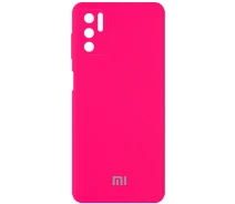Купить - чехол для смартфона  Чехол Silicone Cover Full Camera (AA) для Xiaomi Poco M3 Pro (Розовый / Barbie pink) (100082590)