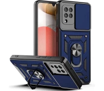 Купить - чехол для смартфона  Ударопрочный чехол Camshield Serge Ring for Magnet для Samsung Galaxy M12 (Синий) (100083148)