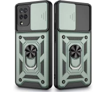 Купить - чехол для смартфона  Ударопрочный чехол Camshield Serge Ring for Magnet для Samsung Galaxy M12 (Зеленый) (100083146)