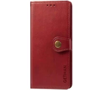 Купить - чехол для смартфона  Кожаный чехол книжка GETMAN Gallant (PU) для Samsung Galaxy A52s (Красный) (100090945)