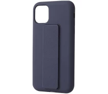 Купить - чехол для смартфона  Чехол Silicone Case Hand Holder для Apple iPhone 11 Pro (5.8";) (Темно-синий / Midnight blue) (1096557)