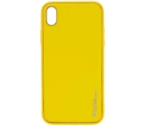 Купить - чехол для смартфона  Кожаный чехол Xshield для iPhone XS (5.8";) (Желтый / Yellow) (100019866)