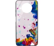 Купить - чехол для смартфона  TPU+Glass чехол Diversity для Xiaomi Redmi Note 9 Pro 5G (Stains multicolored) (100089983)