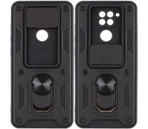 Купить - чехол для смартфона  Ударопрочный чехол Camshield Serge Ring for Magnet для Xiaomi Redmi Note 9 / Redmi 10X (Черный) (1162356)