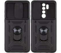 Купить - чехол для смартфона  Ударопрочный чехол Camshield Serge Ring for Magnet для Xiaomi Redmi 9 (Черный) (1162324)