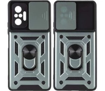 Купить - чехол для смартфона  Ударопрочный чехол Camshield Serge Ring for Magnet для Xiaomi Redmi Note 10 Pro (Зеленый) (1162335)