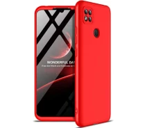 Купить - чехол для смартфона  Пластиковая накладка GKK LikGus 360 градусов (opp) для Xiaomi Redmi 10C (Красный) (1372616)