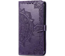 Купить - чехол для смартфона  Кожаный чехол (книжка) Art Case с визитницей для Xiaomi Redmi 10C (Фиолетовый) (1374189)