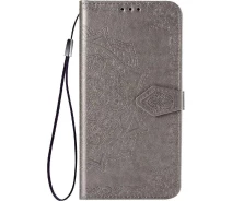 Купить - чехол для смартфона  Кожаный чехол (книжка) Art Case с визитницей для Samsung Galaxy A13 4G (Серый) (1374159)