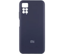 Купить - чехол для смартфона  Чехол Silicone Cover Full Camera (AA) для Xiaomi Redmi Note 11S (Темно-синий / Midnight blue) (100119314)
