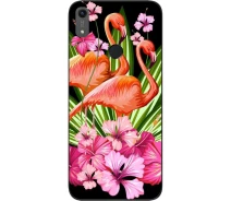 Купить - чехол для смартфона  Чехол силиконовый SMTT для Huawei honor 8A с картинкой Фламинго