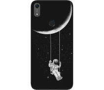 Купить - чехол для смартфона  Силиконовый бампер SMTT для Huawei honor 8A с изображением Лунные качели