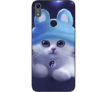 Купить - чехол для смартфона  Силиконовый бампер SMTT для Huawei honor 8A с изображением Котик