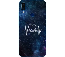 Купить - чехол для смартфона  Бампер силиконовый Casemarket с картинкой для Meizu Note 9 Кардиограмма любви