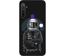 Купить - чехол для смартфона  Чехол силиконовый Casemarket с картинкой для Realme 5i Космонавт и луна