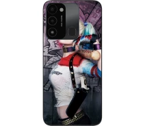 Купить - чехол для смартфона  Силиконовый чехол SMTT для Tecno Spark 8C с картинкой Харли Квин