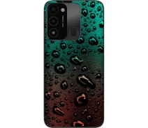 Купить - чехол для смартфона  Силиконовый чехол SMTT для Tecno Spark 8C с картинкой Капли воды