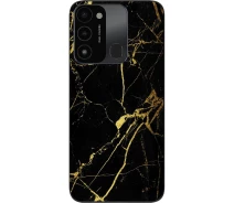 Купить - чехол для смартфона  Оригинальный силиконовый чехол SMTT для Tecno Spark 8C с картинкой Мрамор