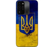 Купить - чехол для смартфона  Силиконовый чехол SMTT для Tecno Spark 8C с картинкой Герб и флаг
