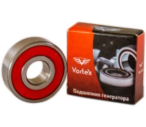 Купить - подшипник  Подшипник генератора ВАЗ 2101 VORTEX (6201, малый) (2101-1202494220-VX)