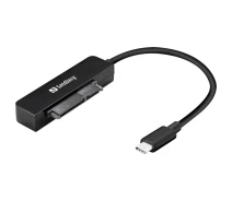 Купить - адаптер и кабель  Переходник Sandberg USB-C - SATA 2.5" USB 3.1 Gen. 1 Черный (136-37)