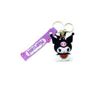 Купить -  Куроми брелок kuromi креативный мультяшный брелок силиконовый брелок для ключей креативная подвеска (K_6_3)