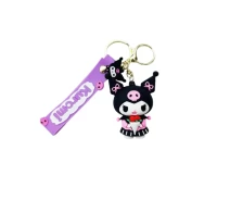 Купить -  Куроми брелок kuromi креативный мультяшный брелок силиконовый брелок для ключей креативная подвеска (K_6_2)