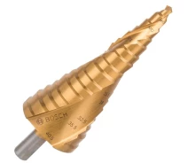 Купить - сверло  Ступенчатое сверло Bosch HSS-TiN, 16 ступ., М10-М40 (2608587434)