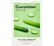 Купить - корейскую маску для лица  Маска для лица Missha Airy Fit Cucumber Sheet Mask С экстрактом огурца 19 г (882) (696483-01)