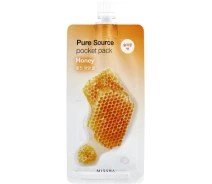 Купить - корейскую маску для лица  Маска для лица Missha Pure Source Pocket Pack Honey Ночная с медом 10 мл (887) (697070-01)