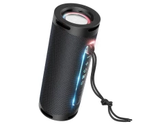 Купить - портативную колонку  Портативная Bluetooth 5.1 колонка с LED-подсветкой HOCO HC9 Dazzling Pulse Sports BT Беспроводная колонка