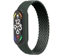 Купить - аксессуар к смарт-чсасам  Ремешок ArmorStandart Braided Solo Loop для Xiaomi Mi Band 7/6/5/4 Khaki size S (ARM59180)