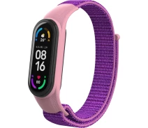 Купить - аксессуар к смарт-чсасам  Ремешок нейлоновый ArmorStandart для Xiaomi Mi Band 7/6/5/4 Purple (ARM67854)